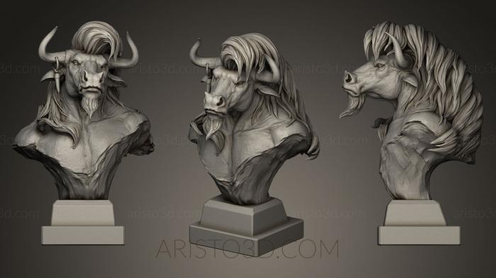 Busts of heroes and monsters (BUSTH_0225) 3D model for CNC machine